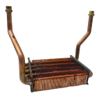 Первичный теплообменник 18квт L=195 (для Bosch 6000 / Buderus 072)