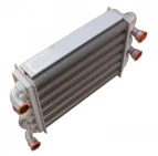 Теплообменник битермический L=225 (для Ariston Egis, Immergas Star)