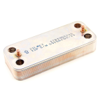 Теплообменник ГВС Zilmet 1901226/1901200 - 12 пластин 192 x 148 (для Viessmann WH1B, Beretta, Biasi)