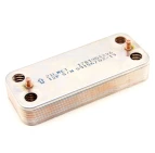 Теплообменник ГВС Zilmet 1901226/1901200 - 12 пластин 192 x 148 (для Viessmann WH1B, Beretta, Biasi)