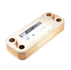 Теплообменник ГВС Zilmet 1901606 - 16 пластин 192 x 154 (для Viessmann WH1D)