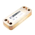 Теплообменник ГВС Zilmet 1901606 - 16 пластин 192 x 154 (для Viessmann WH1D)