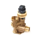 Трехходовой клапан в сборе С МОТОРОМ черн (для TEC)