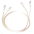 Биметалический кабель прерывателя L=600мм (2х0,75 с 4 клемами)